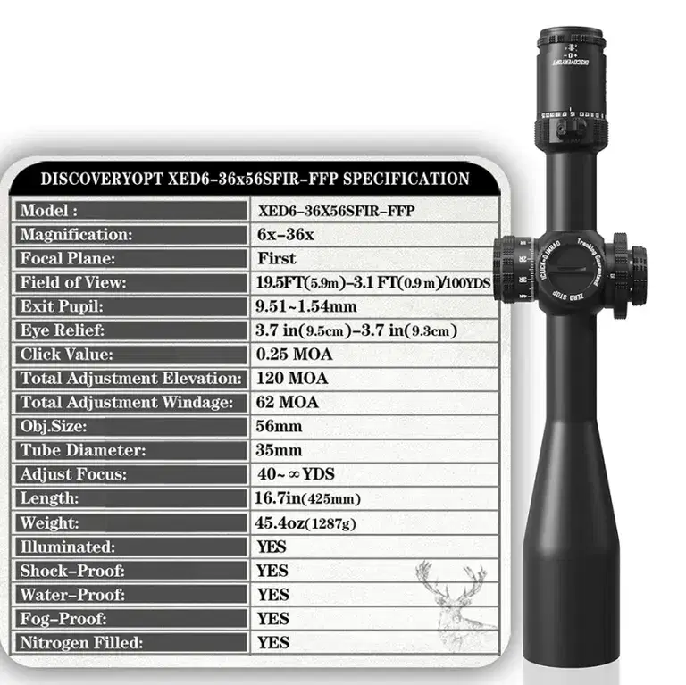 Discovery XED 6-36x56 MOA